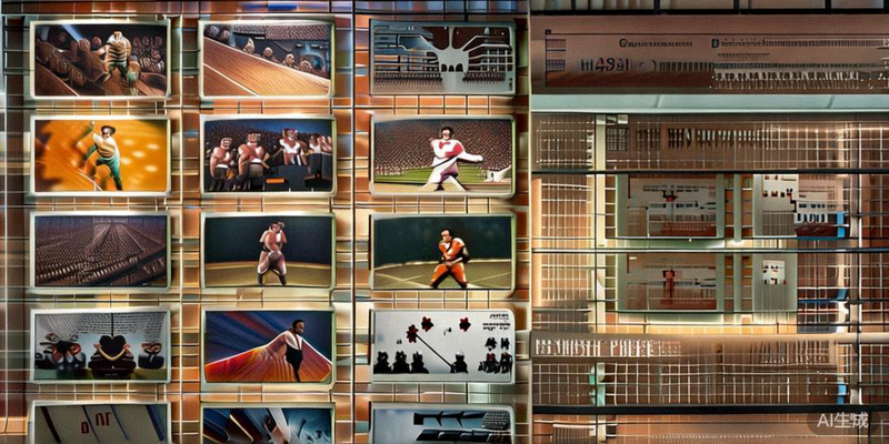 经典比赛历史照片墙 - 包含多次著名决赛瞬间